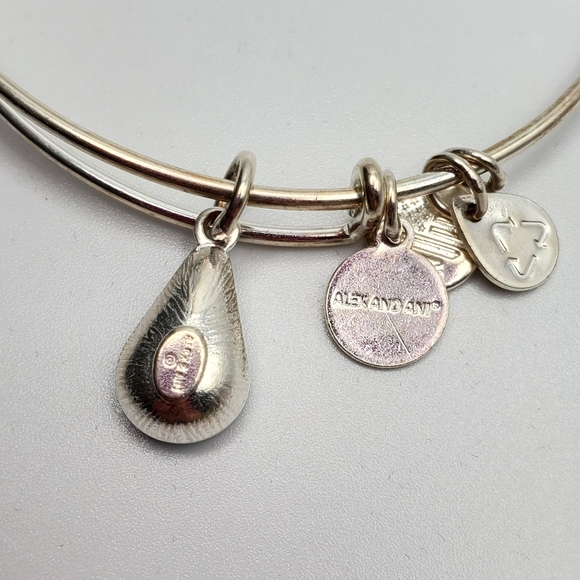 Alex and Ani Teal Swarovski Crystal Bracelet - Picture 4 of 4